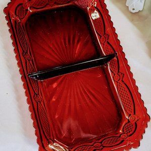 Vintage AVON 1876  Cape Cod Divided Relish Dish